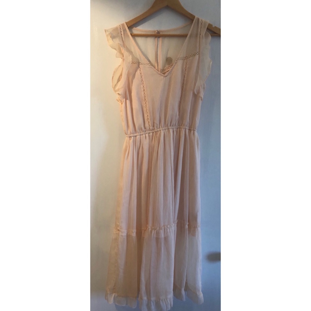 Light peach Medium Midi BB Dakota Dress